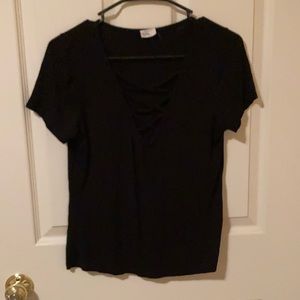 Black v neck